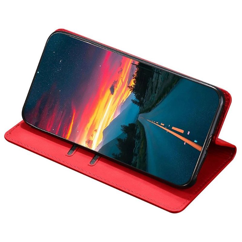 Folio-hoesje voor Oppo Find X5 Lite Lea Premium