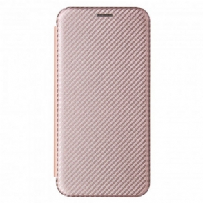 Bescherming Hoesje voor Xiaomi Redmi Note 10 / 10S Folio-hoesje Koolstofvezel Met Steunring