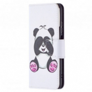 Folio-hoesje voor Xiaomi Redmi Note 10 / 10S Panda-plezier