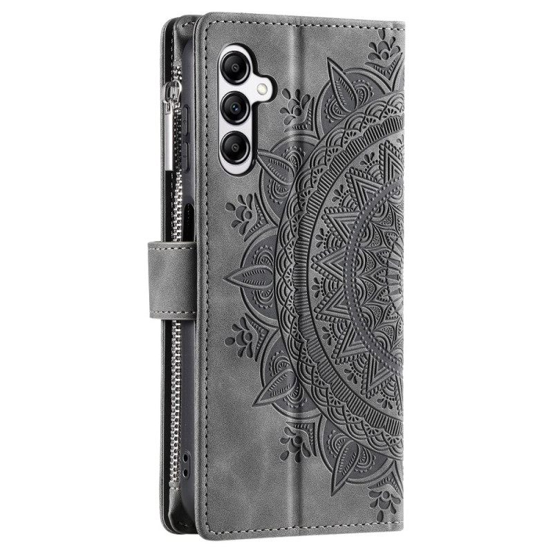 Bescherming Hoesje Samsung Galaxy S25 Fe Mandala-portemonnee Met Bandje