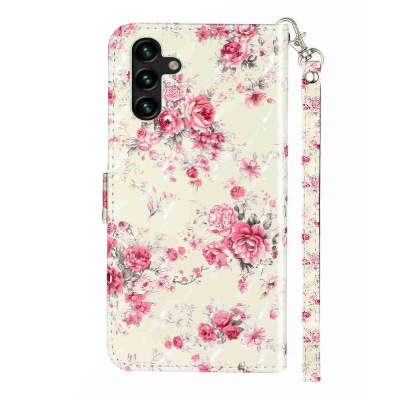 Bescherming Hoesje Samsung Galaxy S25 Fe Rozen Met Koord