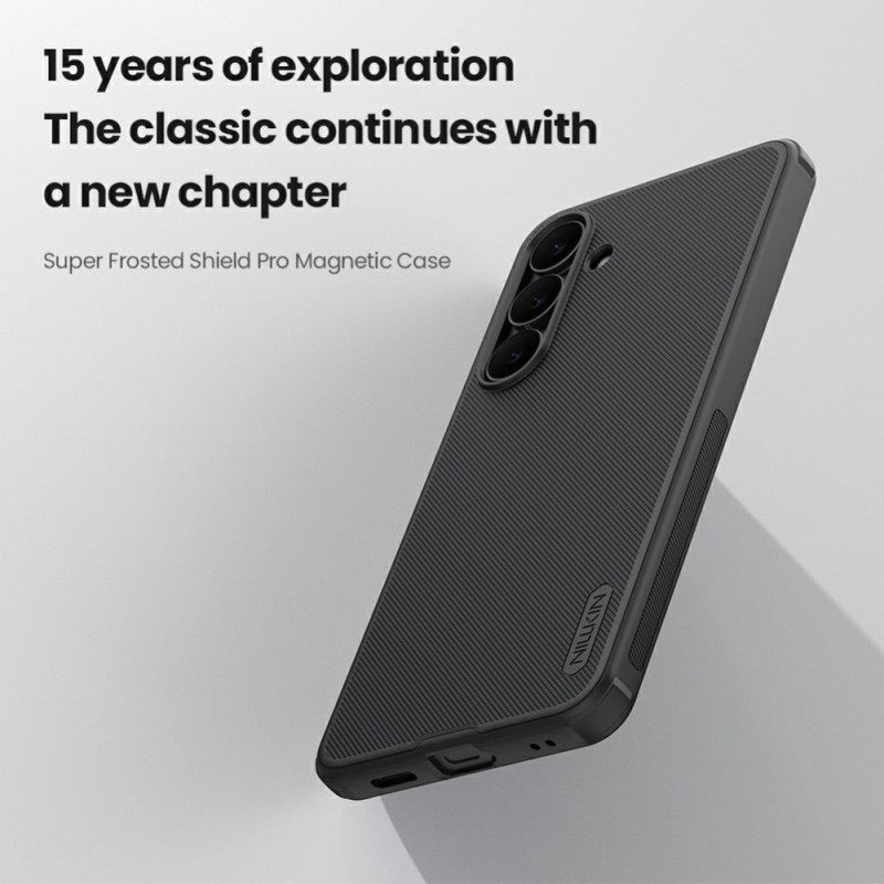 Cover Hoesje Samsung Galaxy S25 Fe Telefoonhoesje Compatibel Met Magsafe Frosted Shield Pro Nillkin