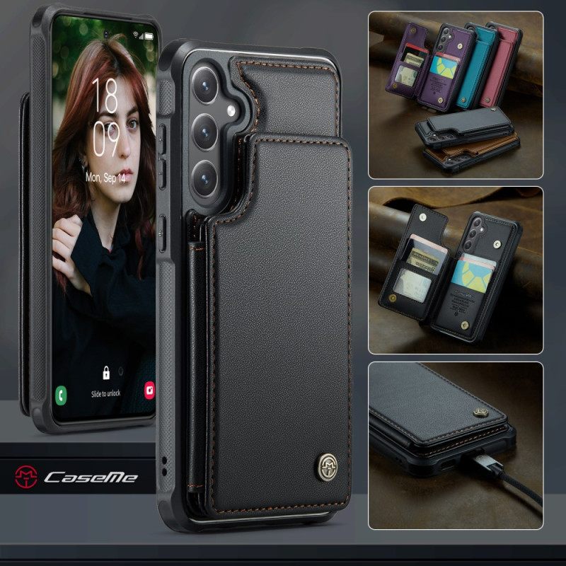 Cover Hoesje Samsung Galaxy S25 Fe Telefoonhoesje Portemonnee Met Rfid-vergrendeling