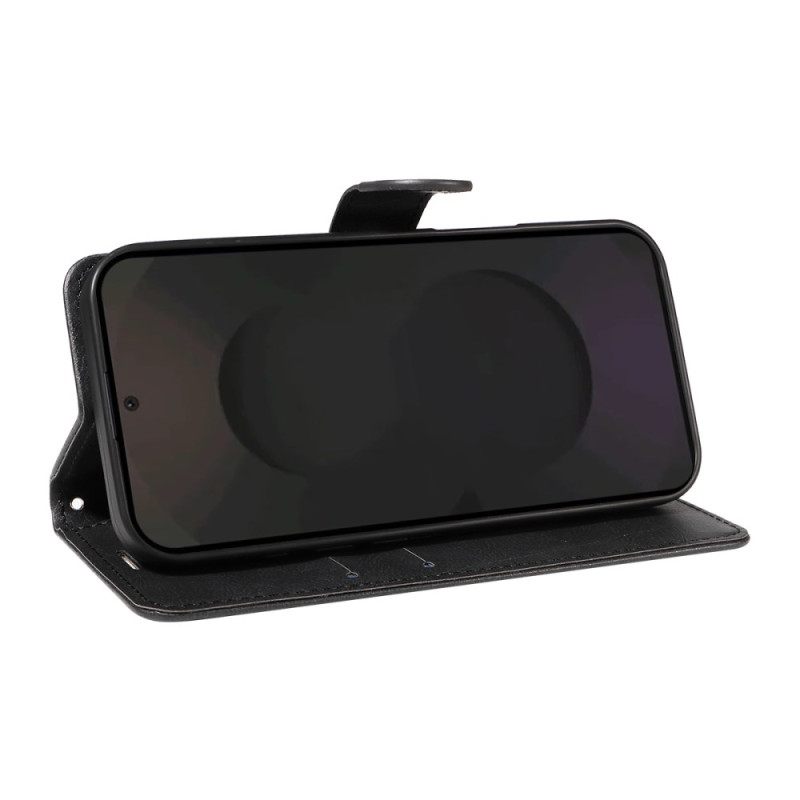 Flip Case Leren Samsung Galaxy S25 Fe Effen