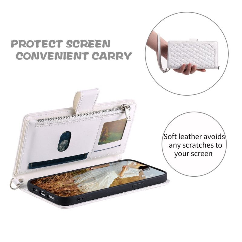 Flip Case Leren Samsung Galaxy S25 Fe Gewatteerd