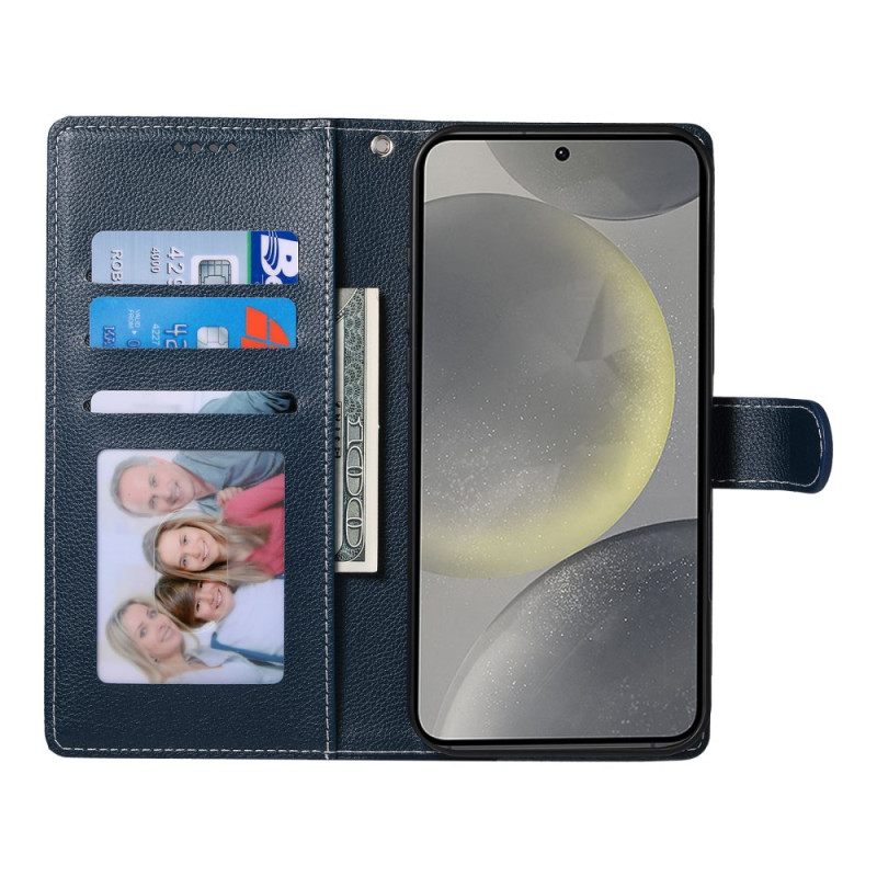 Folio-hoesje Samsung Galaxy S25 Fe Effen Leereffect