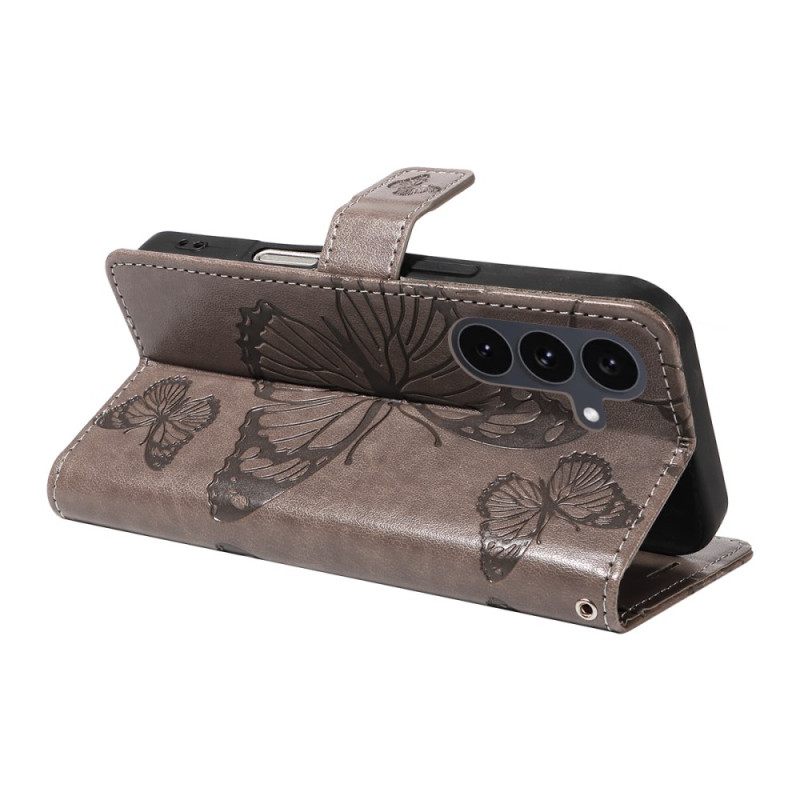 Folio-hoesje Samsung Galaxy S25 Fe Giant Vlinders