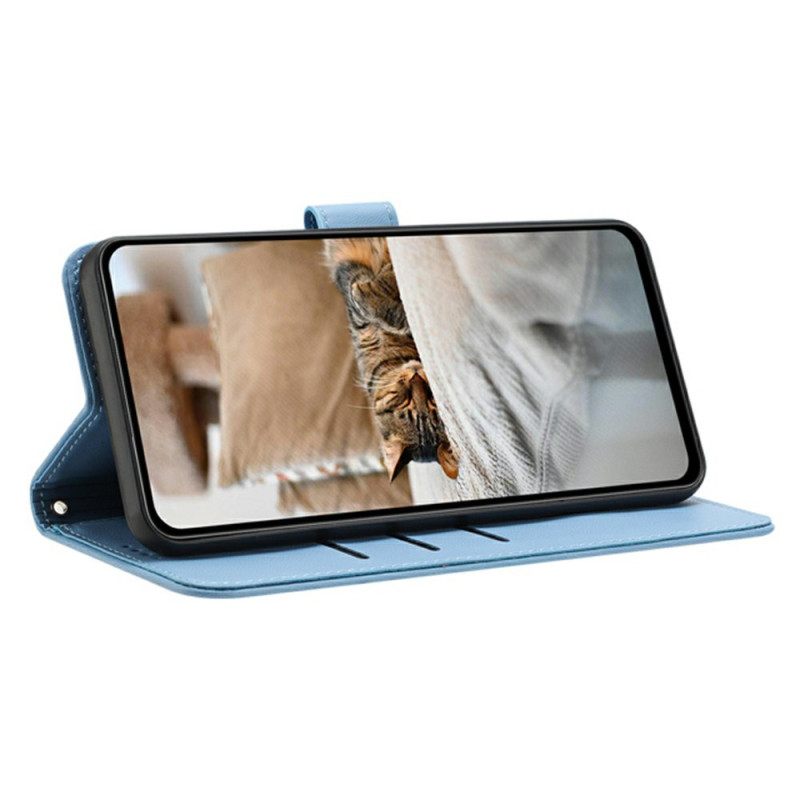 Folio-hoesje Samsung Galaxy S25 Fe Kattenprint Met Bandje