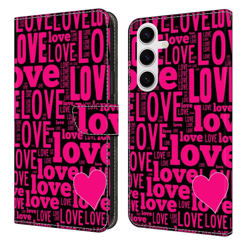 Folio-hoesje Samsung Galaxy S25 Fe Liefde