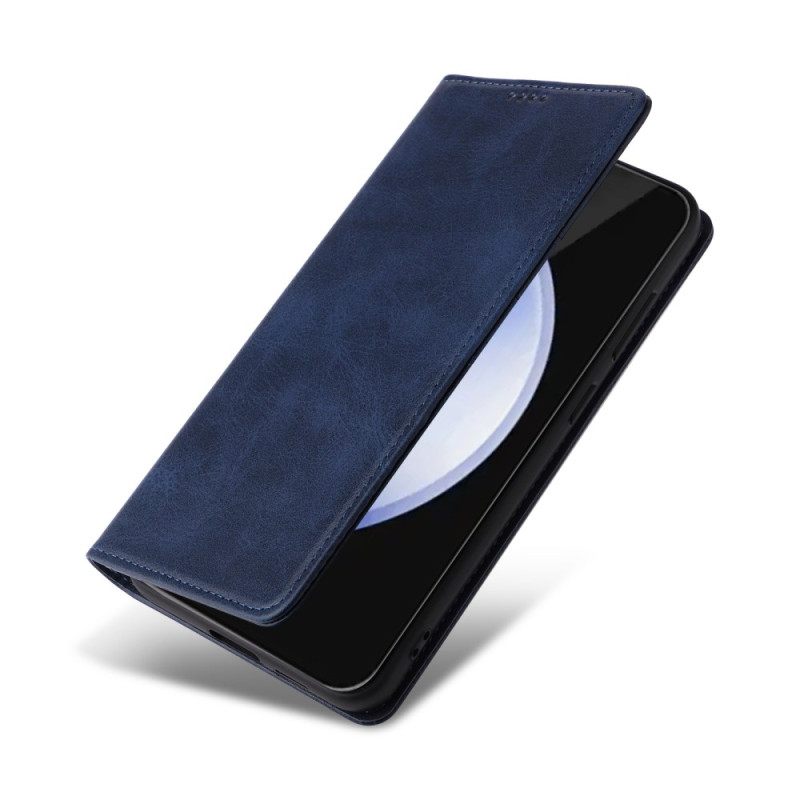 Folio-hoesje Samsung Galaxy S25 Fe Telefoonhoesje Leerlook