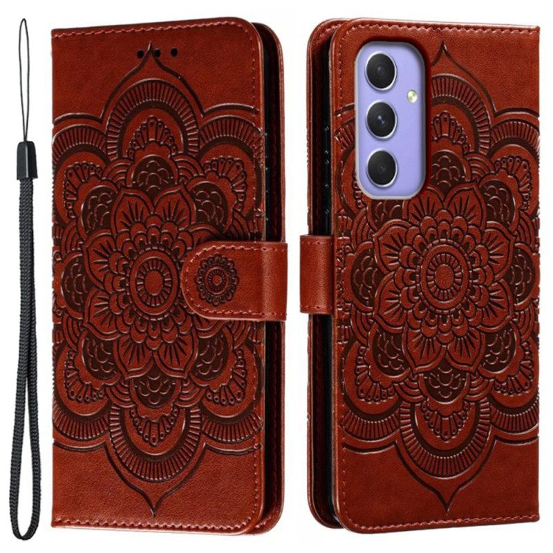 Folio-hoesje Samsung Galaxy S25 Fe Telefoonhoesje Mandala-patroon