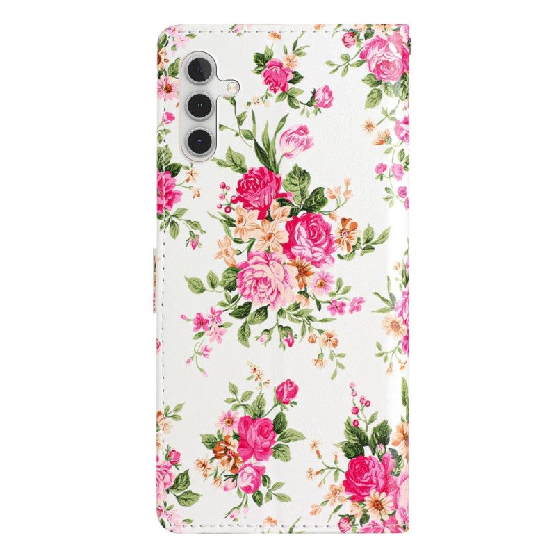 Folio-hoesje Samsung Galaxy S25 Fe Telefoonhoesje Vrijheidsbloemen