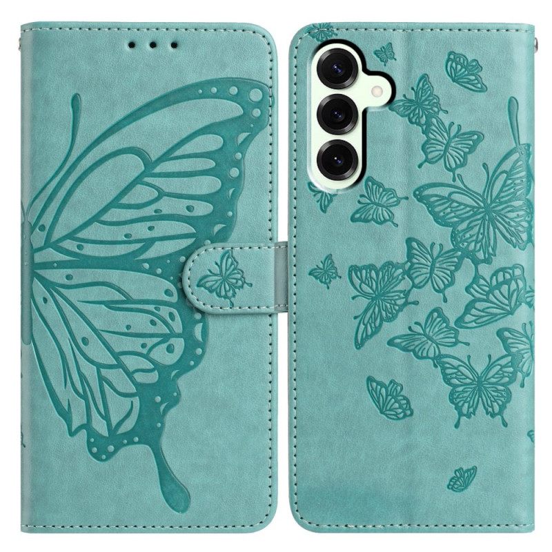 Folio-hoesje Samsung Galaxy S25 Fe Vlinder Ontwerp