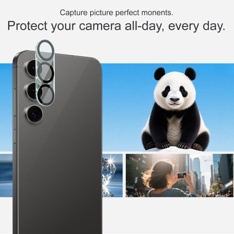 Gehard Glazen Lensbeschermer Voor Samsung Galaxy S25 Fe (zwart Cirkeldesign) Imak