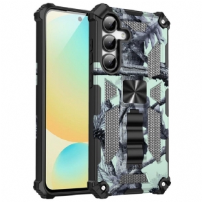 Hoesje Samsung Galaxy S25 Fe Camouflage Design Met Standaard