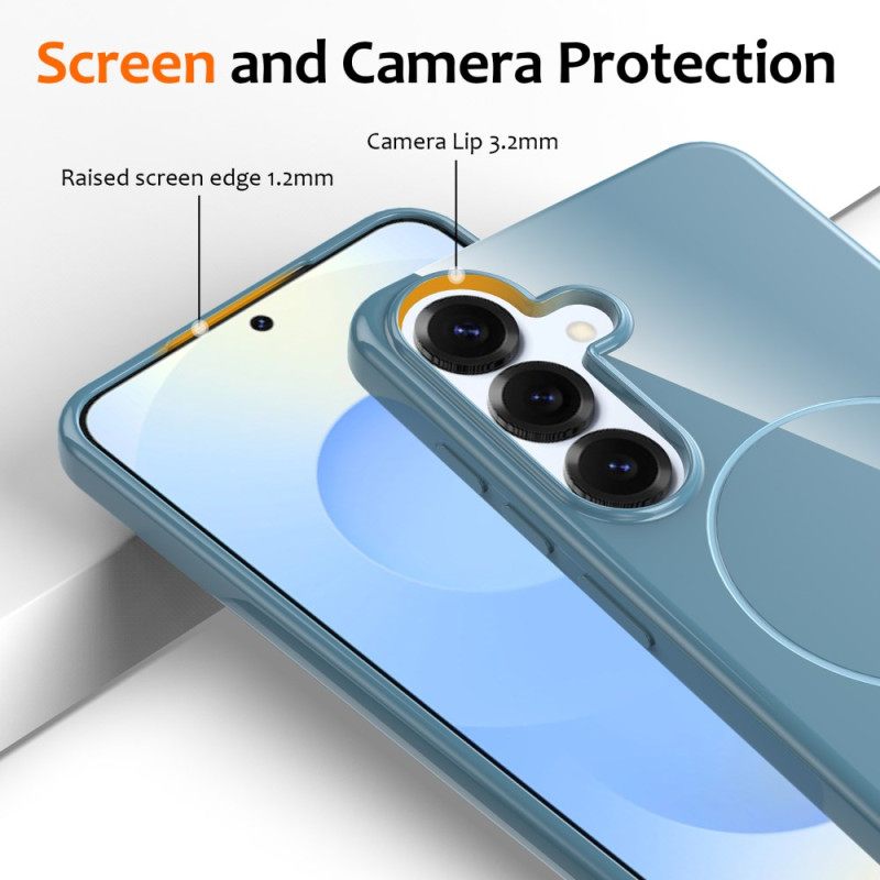 Hoesje Samsung Galaxy S25 Fe Compatibel Met Magsafe Met Polsbandje