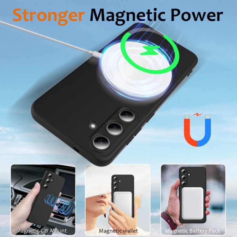 Hoesje Samsung Galaxy S25 Fe Compatibel Met Magsafe Shockproof Bescherming Hoesje
