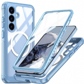 Hoesje Samsung Galaxy S25 Fe Magnetisch Met Schermbeschermer Bescherming Hoesje