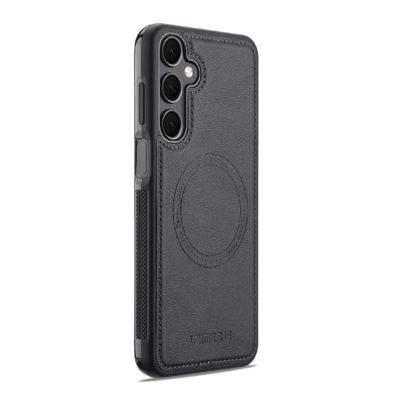 Hoesje Samsung Galaxy S25 Fe Magsafe Compatibel Leerstijl