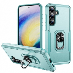 Hoesje Samsung Galaxy S25 Fe Ringhouder Met Metaaleffect