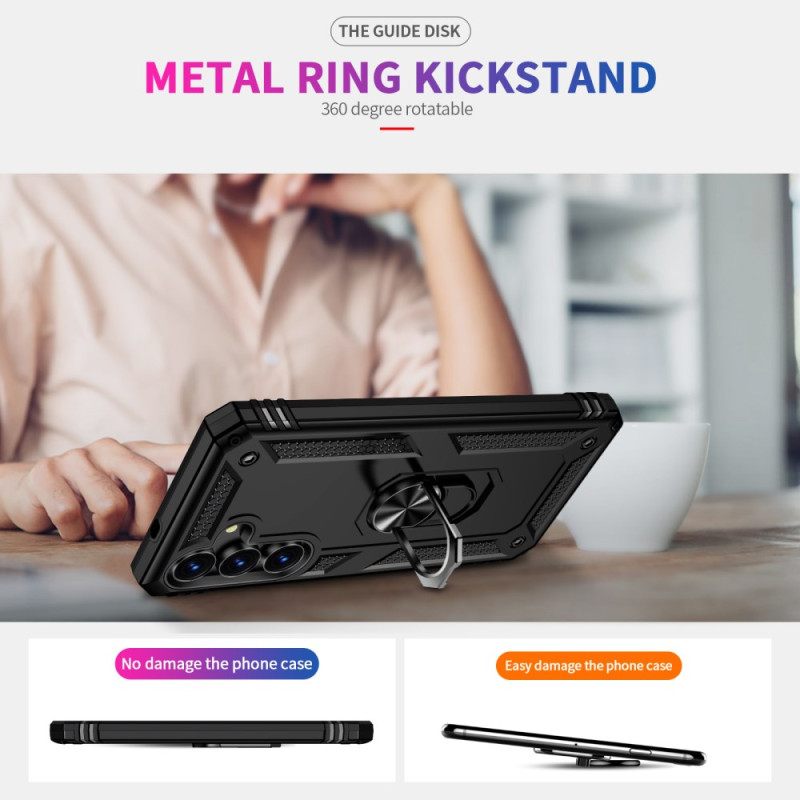 Hoesje Samsung Galaxy S25 Fe Robuust Met Draaibare Ringhouder