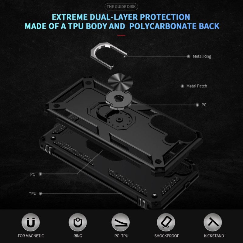 Hoesje Samsung Galaxy S25 Fe Robuust Met Draaibare Ringhouder