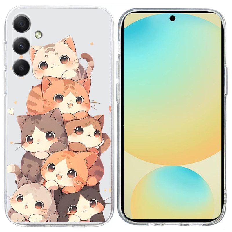 Hoesje Samsung Galaxy S25 Fe Stapel Kittens Bescherming Hoesje