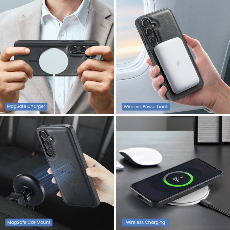 Hoesje Voor Samsung Galaxy S25 Fe Afneembare Magnetische Kaarthouder