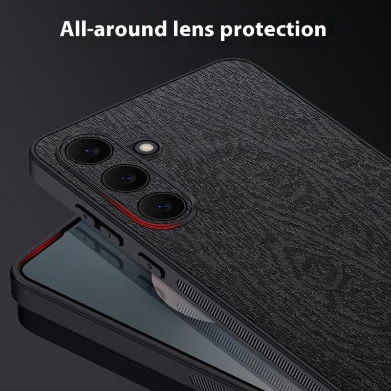 Hoesje Voor Samsung Galaxy S25 Fe Houtnerf