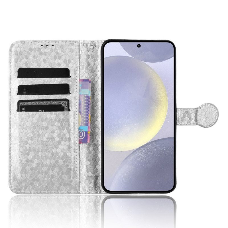 Leren Hoesje Samsung Galaxy S25 Fe Glanzend Bescherming Hoesje