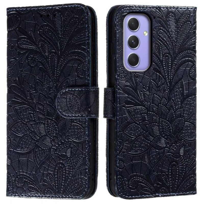 Leren Hoesje Samsung Galaxy S25 Fe Mandala-print Bescherming Hoesje