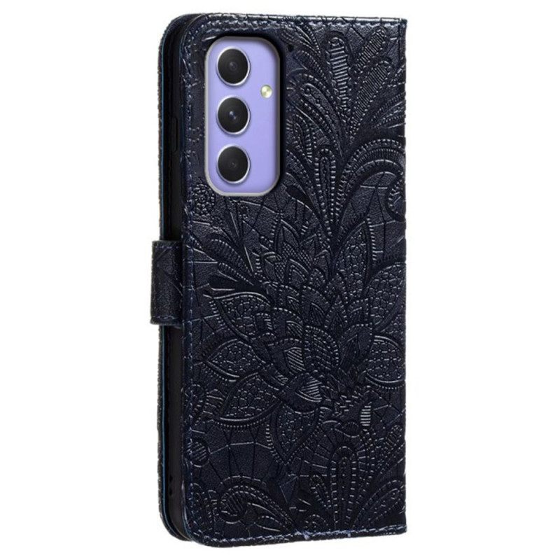 Leren Hoesje Samsung Galaxy S25 Fe Mandala-print Bescherming Hoesje