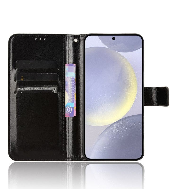 Leren Hoesje Samsung Galaxy S25 Fe Opvallend Kunstleer