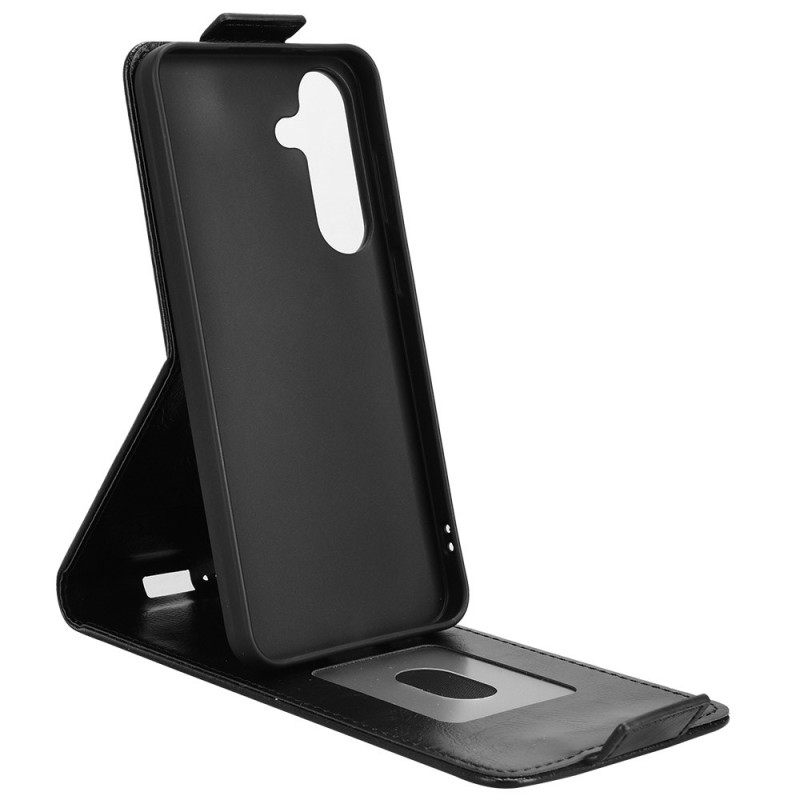 Leren Hoesje Samsung Galaxy S25 Fe Verticaal Design Bescherming Hoesje