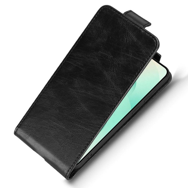 Leren Hoesje Samsung Galaxy S25 Fe Verticaal Design Bescherming Hoesje