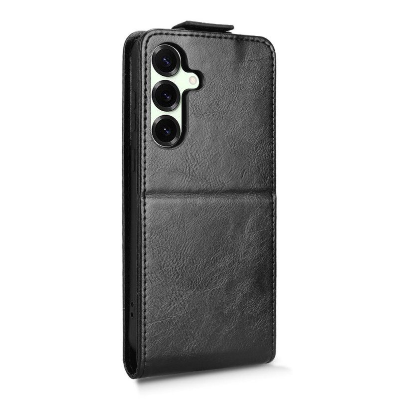 Leren Hoesje Samsung Galaxy S25 Fe Verticaal Design Bescherming Hoesje