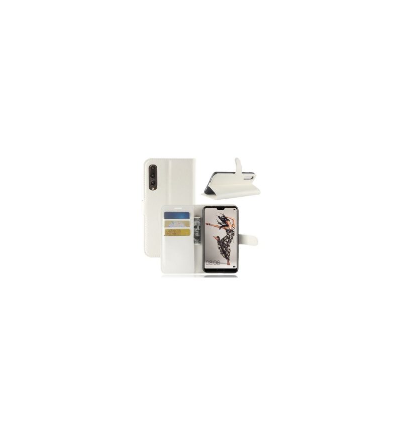 Leren Hoesje voor Huawei P20 Pro Bescherming Portemonnee Leren Leerstijl