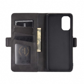 Cover voor Realme 7 Pro Portemonnee Leren Mat Kunstleer Cover