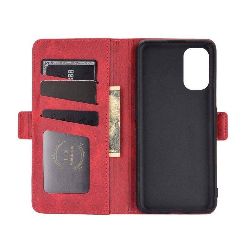 Cover voor Realme 7 Pro Portemonnee Leren Mat Kunstleer Cover
