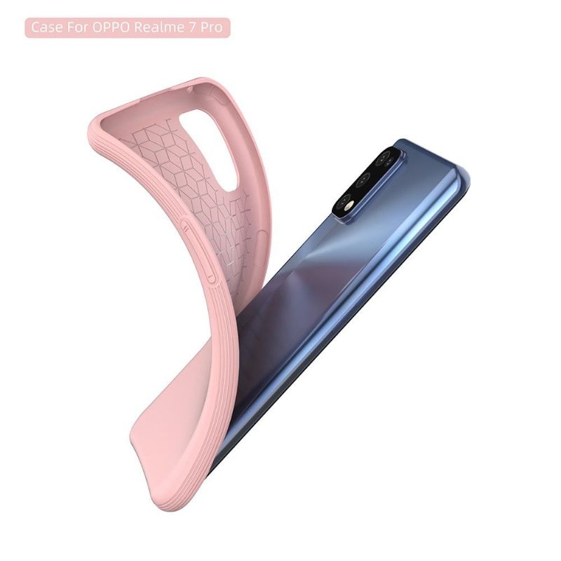 Hoesje voor Realme 7 Pro Bescherming Hoesje Enkele Siliconen