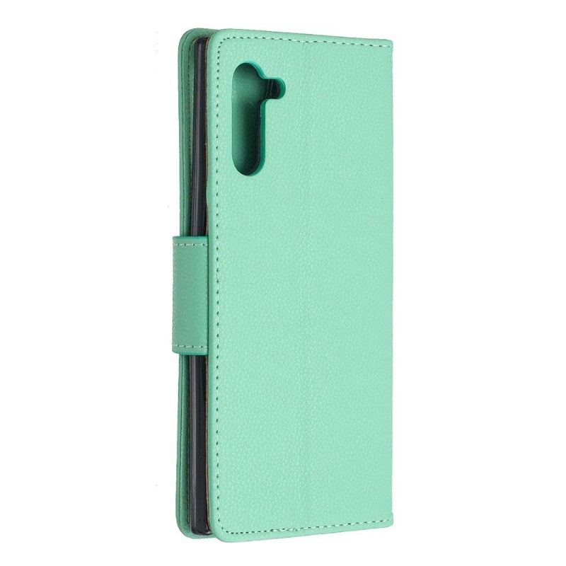 Folio-hoesje voor Samsung Galaxy Note 10 Generfd Leereffect