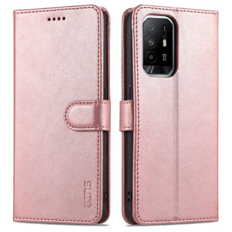 Cover voor Oppo A74 5G / A54 5G Folio-hoesje Azns-kaarthouder