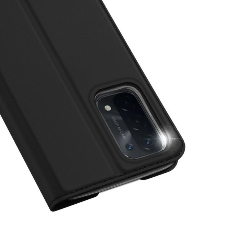 Cover voor Oppo A74 5G / A54 5G Zakelijk Satijneffect