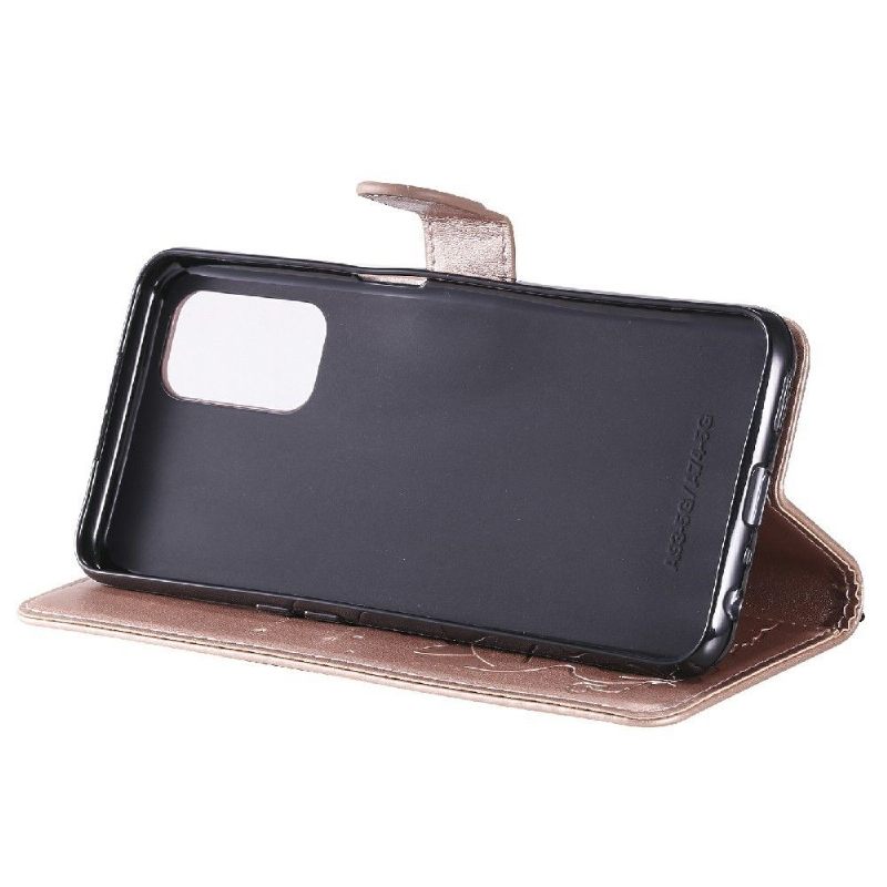 Folio-hoesje voor Oppo A74 5G / A54 5G Kattenillustratie