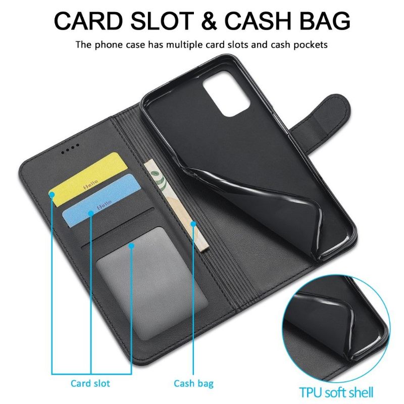Folio-hoesje voor Oppo A74 5G / A54 5G Lc.imeeke Leereffect
