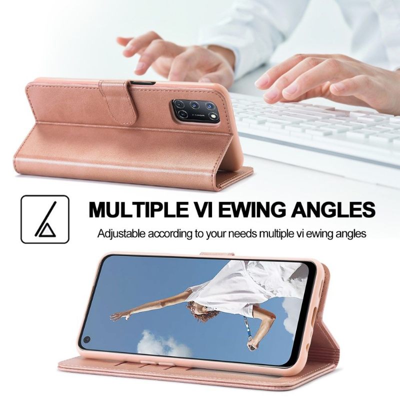 Folio-hoesje voor Oppo A74 5G / A54 5G Lc.imeeke Leereffect