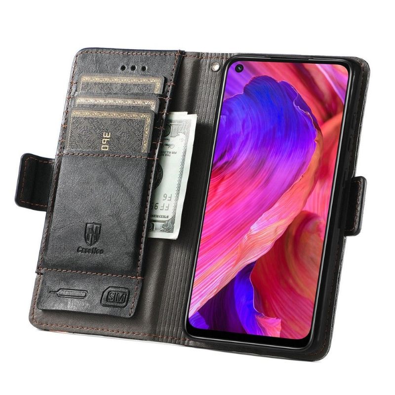 Folio-hoesje voor Oppo A74 5G / A54 5G Zakelijk Omdraaien