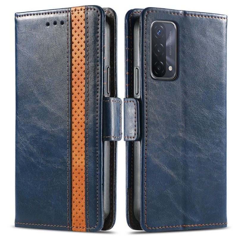 Folio-hoesje voor Oppo A74 5G / A54 5G Zakelijk Omdraaien