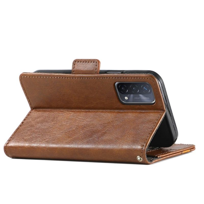 Folio-hoesje voor Oppo A74 5G / A54 5G Zakelijk Omdraaien