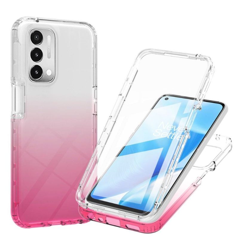 Hoesje voor Oppo A74 5G / A54 5G Gradiënt Met Gehard Glas